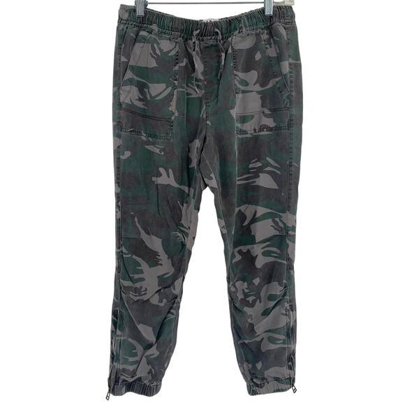 Pam & Gela Camo Joggers Tencel Size Small - Picture 1 of 7
